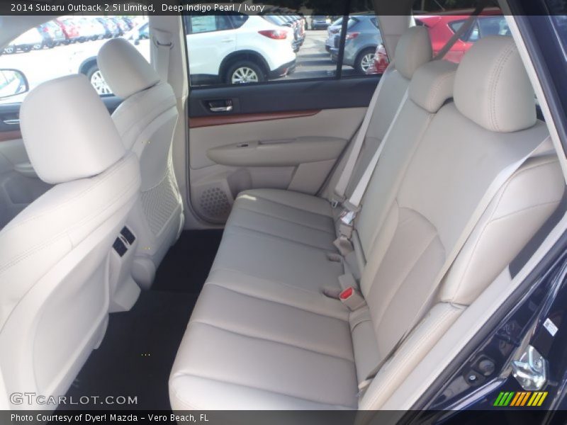 Deep Indigo Pearl / Ivory 2014 Subaru Outback 2.5i Limited