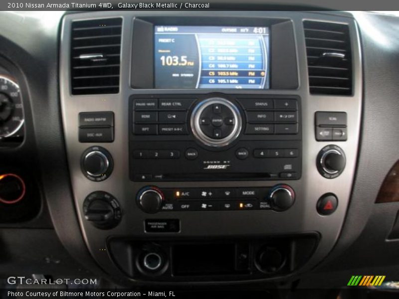 Galaxy Black Metallic / Charcoal 2010 Nissan Armada Titanium 4WD