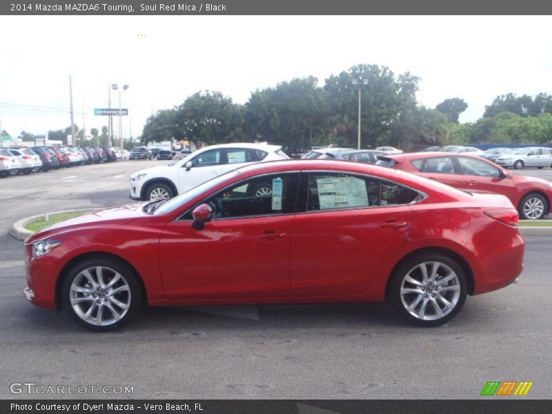 Soul Red Mica / Black 2014 Mazda MAZDA6 Touring