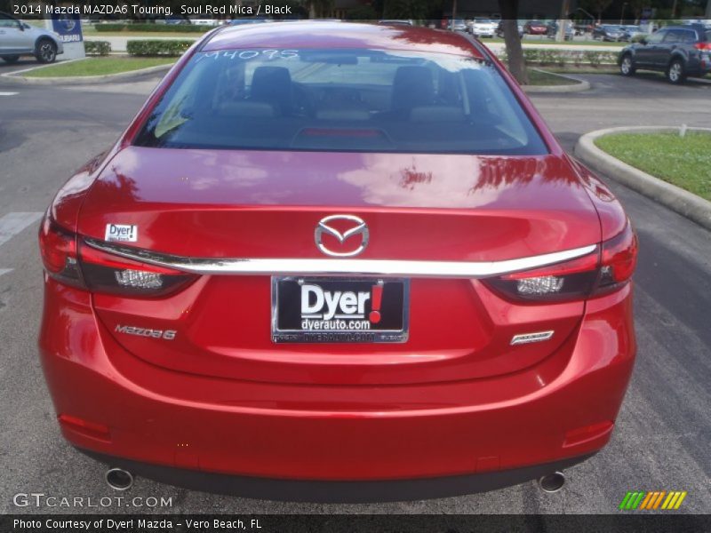 Soul Red Mica / Black 2014 Mazda MAZDA6 Touring