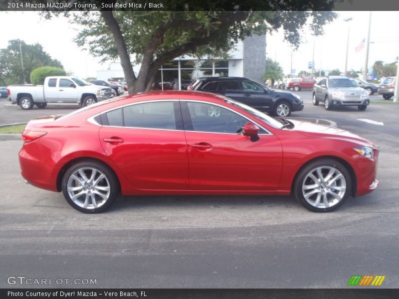 Soul Red Mica / Black 2014 Mazda MAZDA6 Touring