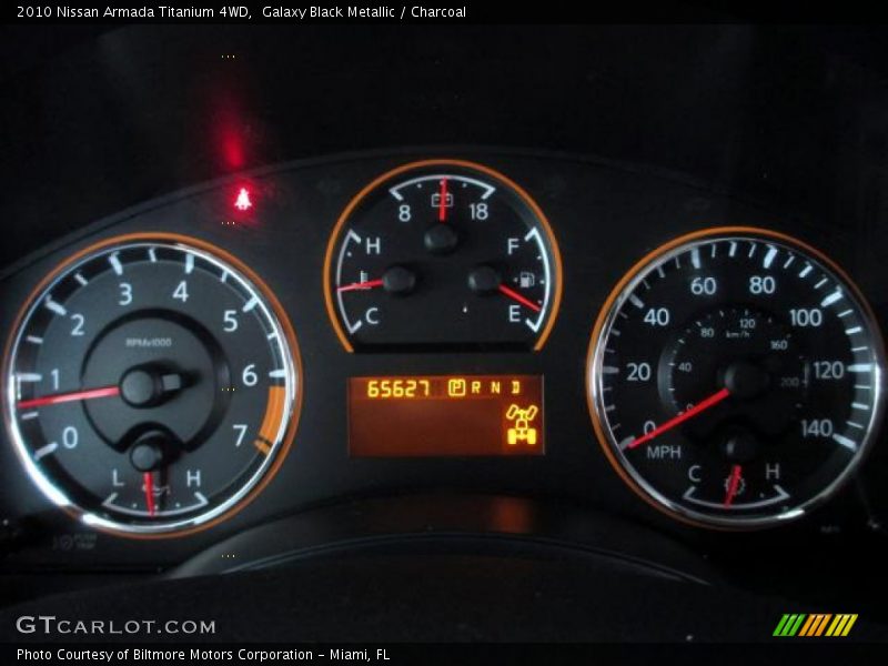 Galaxy Black Metallic / Charcoal 2010 Nissan Armada Titanium 4WD
