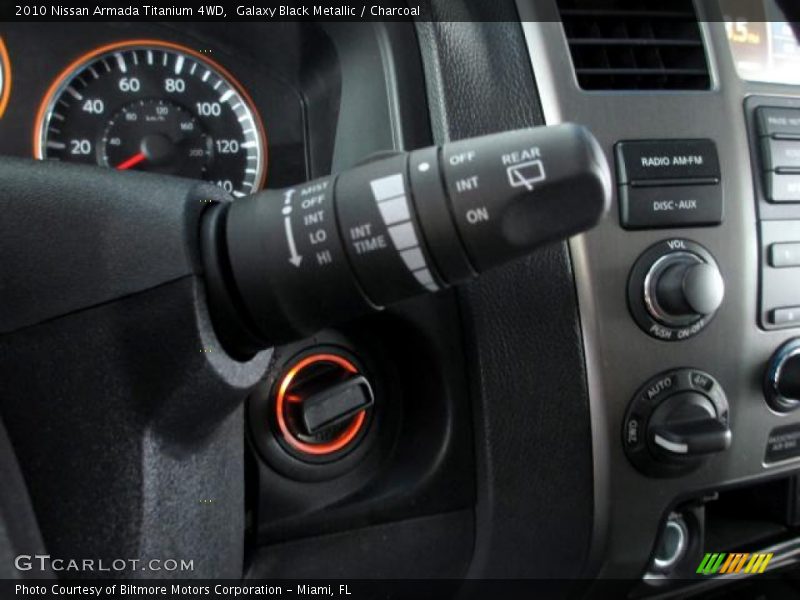 Galaxy Black Metallic / Charcoal 2010 Nissan Armada Titanium 4WD