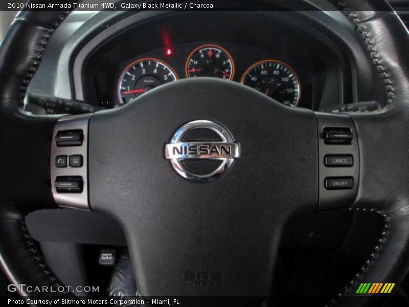 Galaxy Black Metallic / Charcoal 2010 Nissan Armada Titanium 4WD