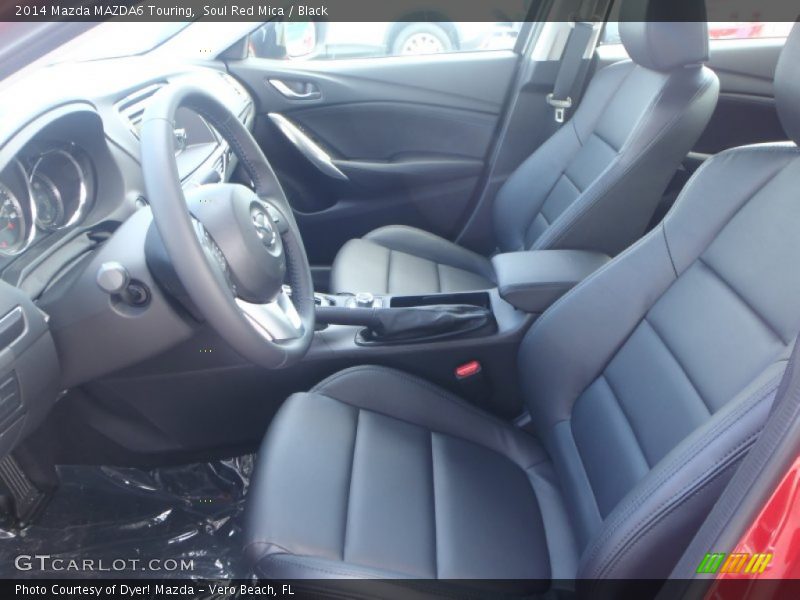 Soul Red Mica / Black 2014 Mazda MAZDA6 Touring