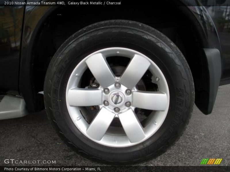 Galaxy Black Metallic / Charcoal 2010 Nissan Armada Titanium 4WD