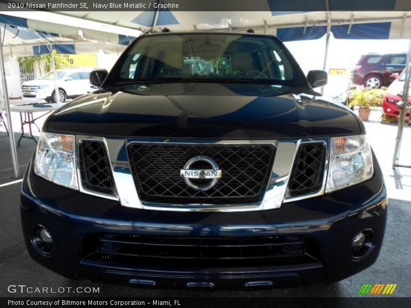 Navy Blue Metallic / Graphite 2010 Nissan Pathfinder SE