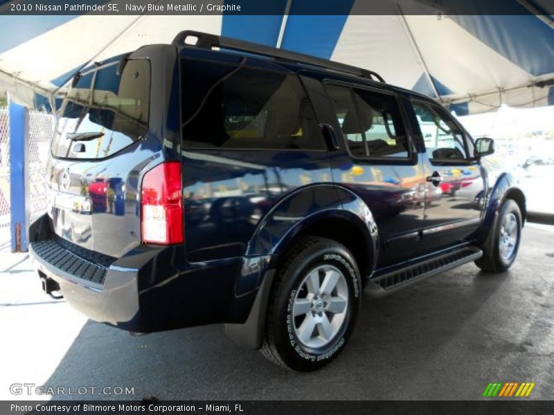 Navy Blue Metallic / Graphite 2010 Nissan Pathfinder SE
