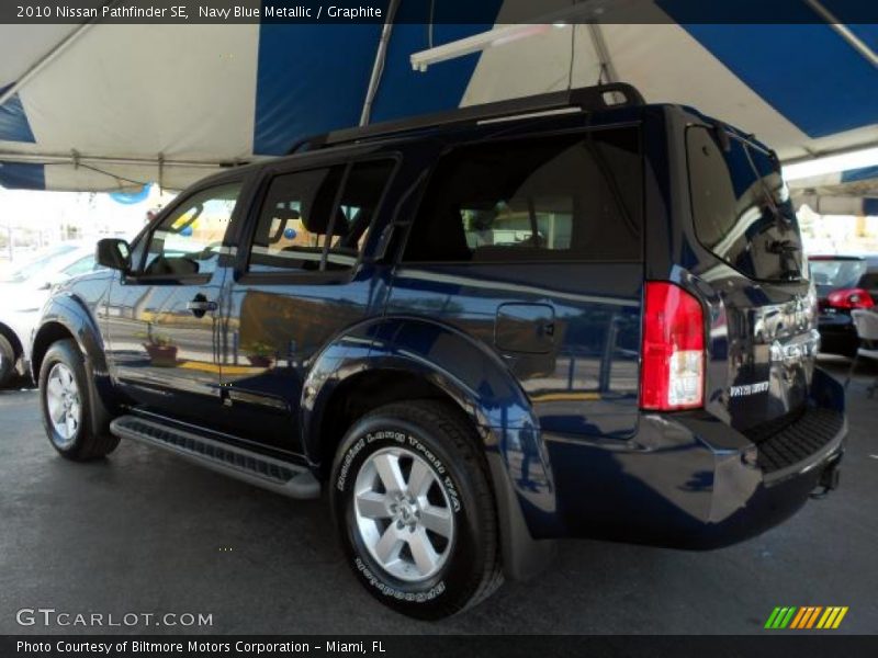 Navy Blue Metallic / Graphite 2010 Nissan Pathfinder SE
