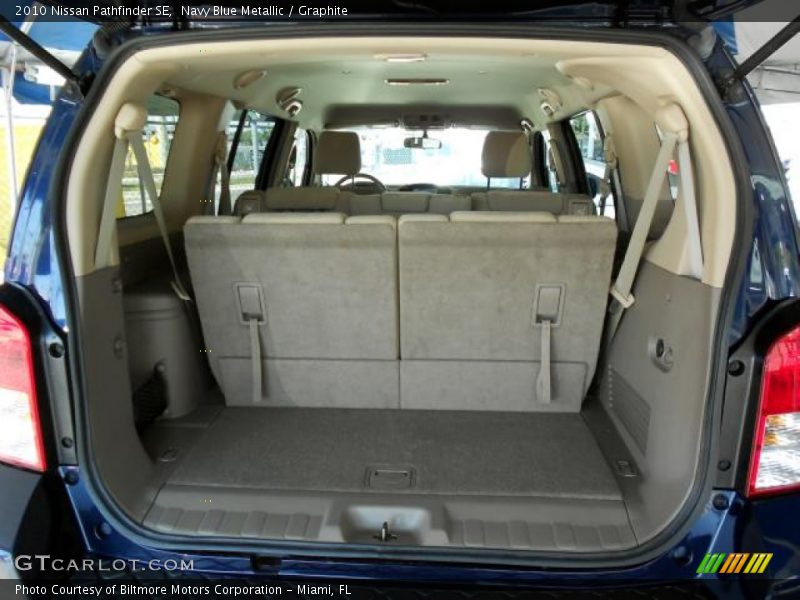 Navy Blue Metallic / Graphite 2010 Nissan Pathfinder SE