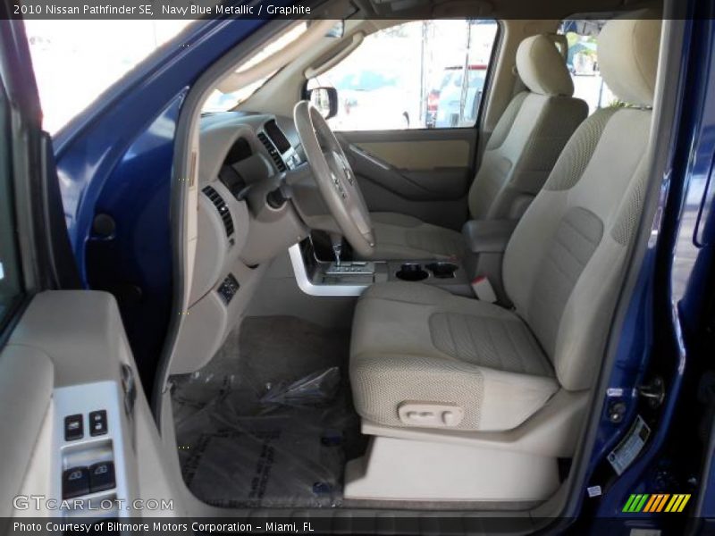 Navy Blue Metallic / Graphite 2010 Nissan Pathfinder SE