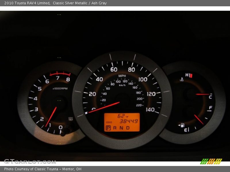 Classic Silver Metallic / Ash Gray 2010 Toyota RAV4 Limited
