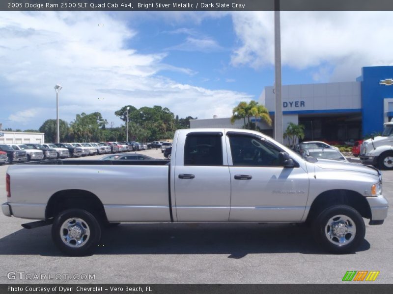 Bright Silver Metallic / Dark Slate Gray 2005 Dodge Ram 2500 SLT Quad Cab 4x4