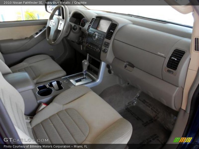 Navy Blue Metallic / Graphite 2010 Nissan Pathfinder SE