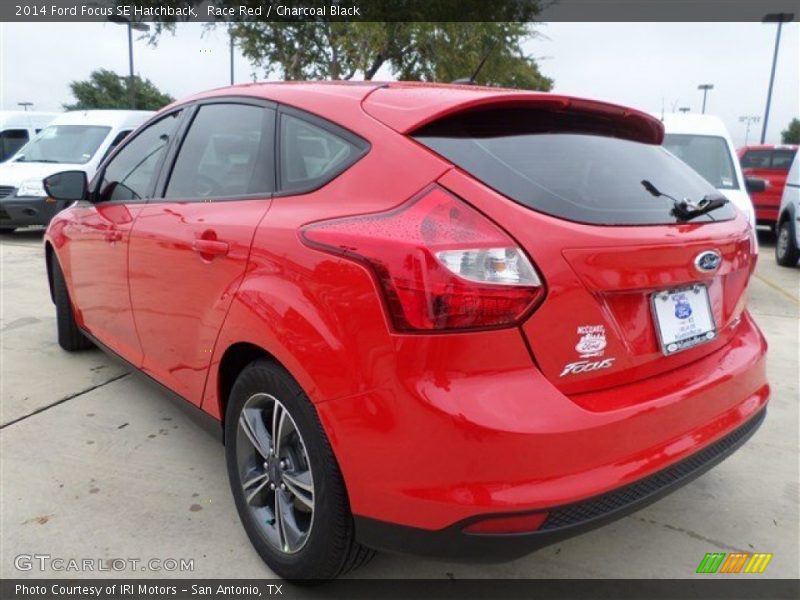 Race Red / Charcoal Black 2014 Ford Focus SE Hatchback