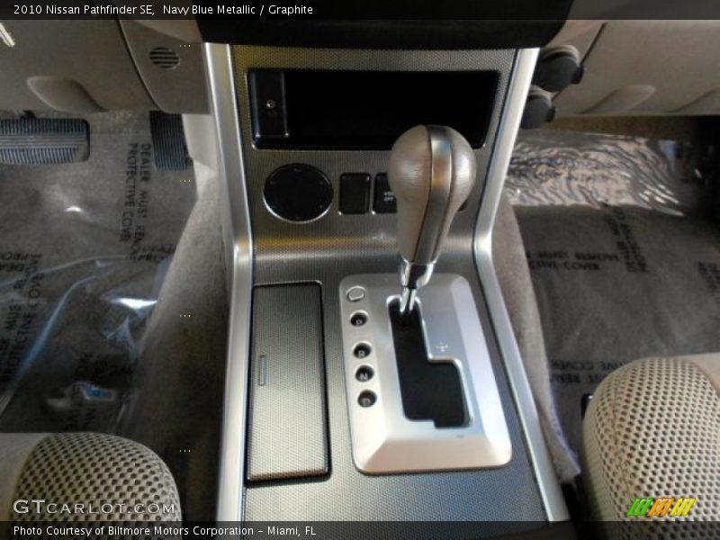 Navy Blue Metallic / Graphite 2010 Nissan Pathfinder SE