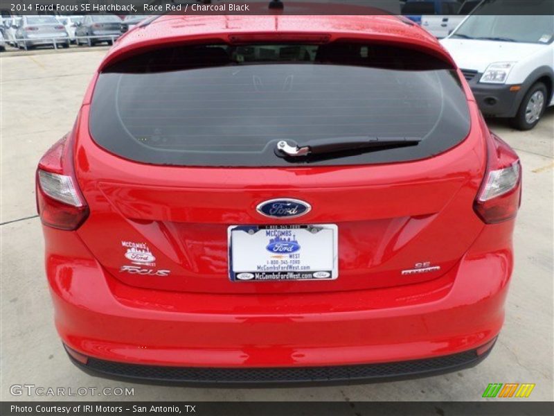 Race Red / Charcoal Black 2014 Ford Focus SE Hatchback