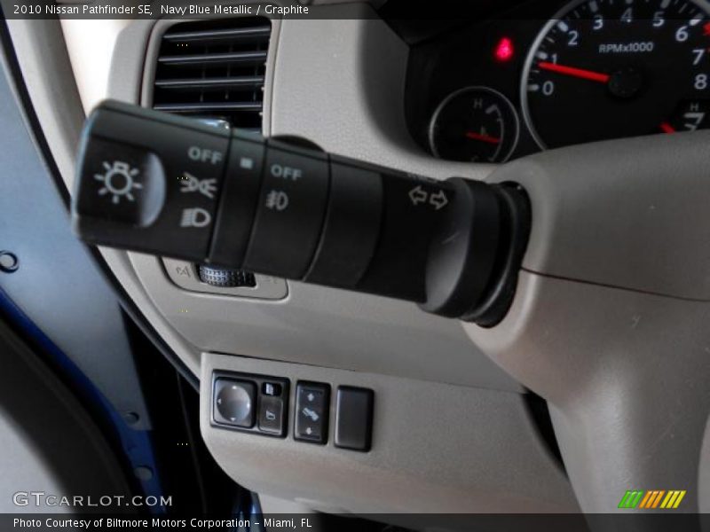 Navy Blue Metallic / Graphite 2010 Nissan Pathfinder SE