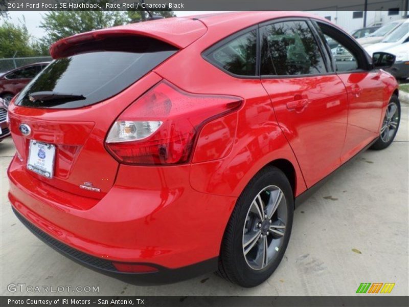 Race Red / Charcoal Black 2014 Ford Focus SE Hatchback