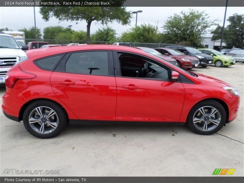 Race Red / Charcoal Black 2014 Ford Focus SE Hatchback
