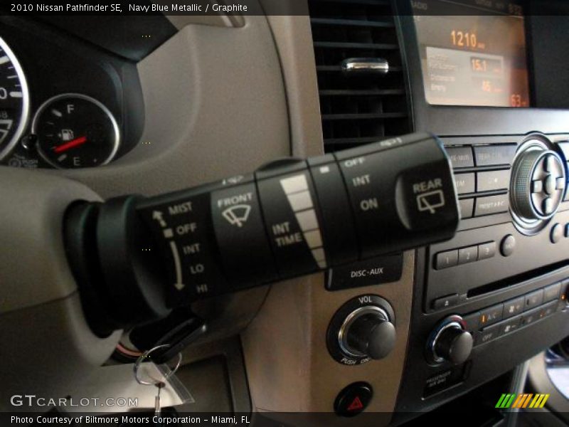 Navy Blue Metallic / Graphite 2010 Nissan Pathfinder SE