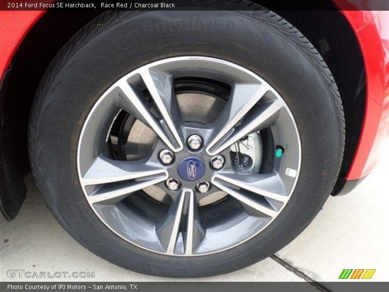 Race Red / Charcoal Black 2014 Ford Focus SE Hatchback