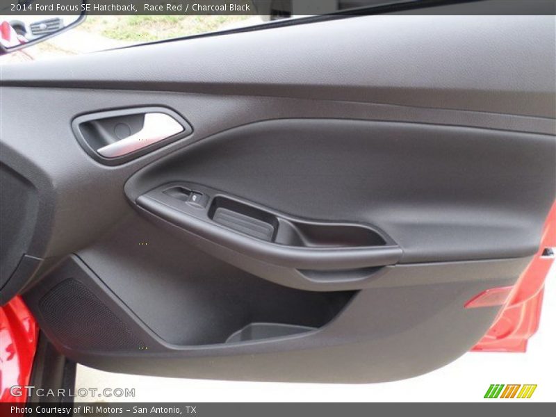 Race Red / Charcoal Black 2014 Ford Focus SE Hatchback