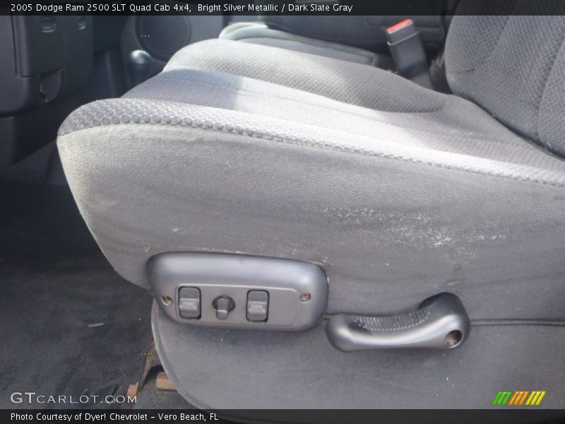 Bright Silver Metallic / Dark Slate Gray 2005 Dodge Ram 2500 SLT Quad Cab 4x4