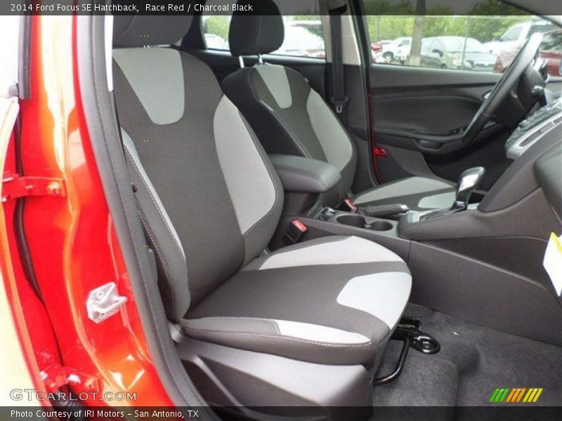 Race Red / Charcoal Black 2014 Ford Focus SE Hatchback