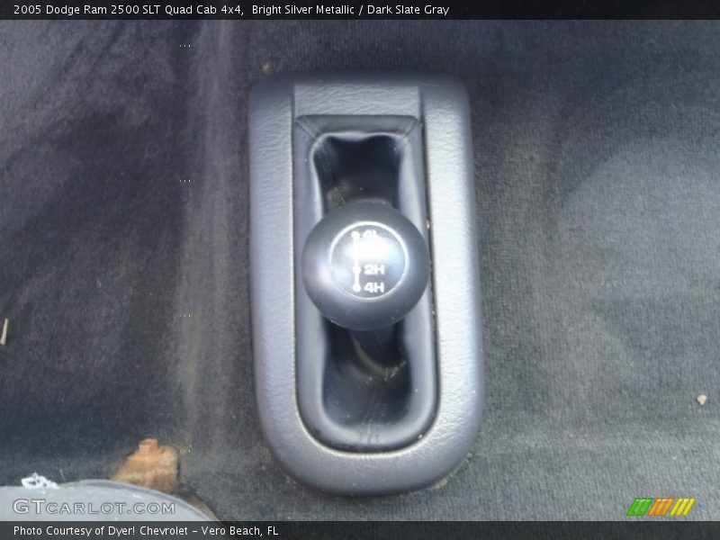 Bright Silver Metallic / Dark Slate Gray 2005 Dodge Ram 2500 SLT Quad Cab 4x4