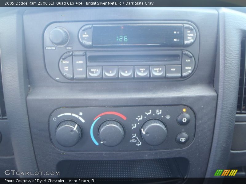 Bright Silver Metallic / Dark Slate Gray 2005 Dodge Ram 2500 SLT Quad Cab 4x4
