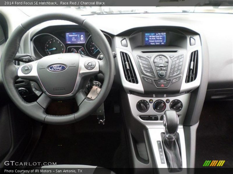 Race Red / Charcoal Black 2014 Ford Focus SE Hatchback