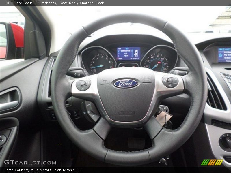 Race Red / Charcoal Black 2014 Ford Focus SE Hatchback
