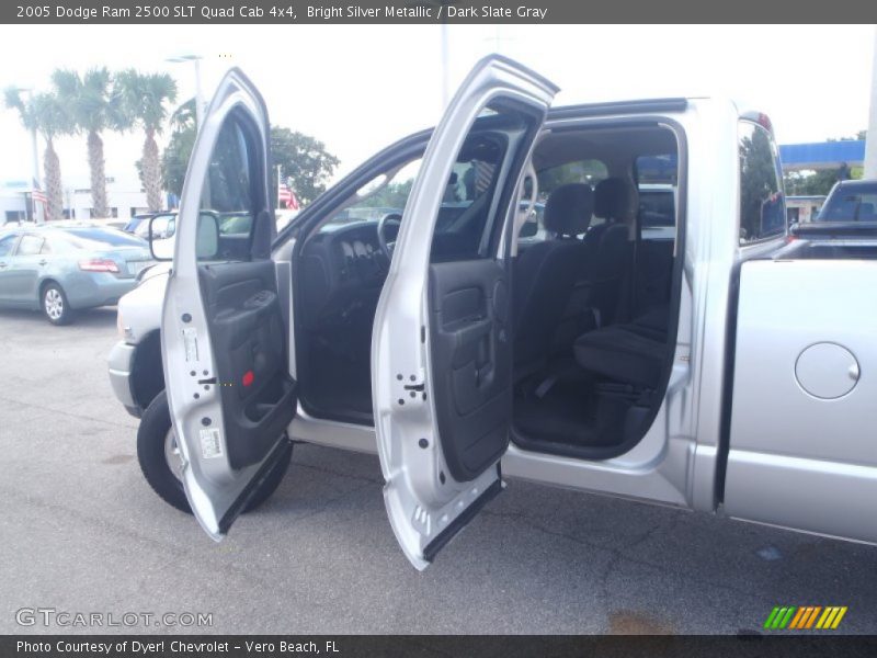 Bright Silver Metallic / Dark Slate Gray 2005 Dodge Ram 2500 SLT Quad Cab 4x4