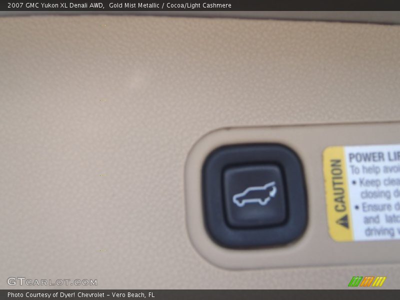 Gold Mist Metallic / Cocoa/Light Cashmere 2007 GMC Yukon XL Denali AWD