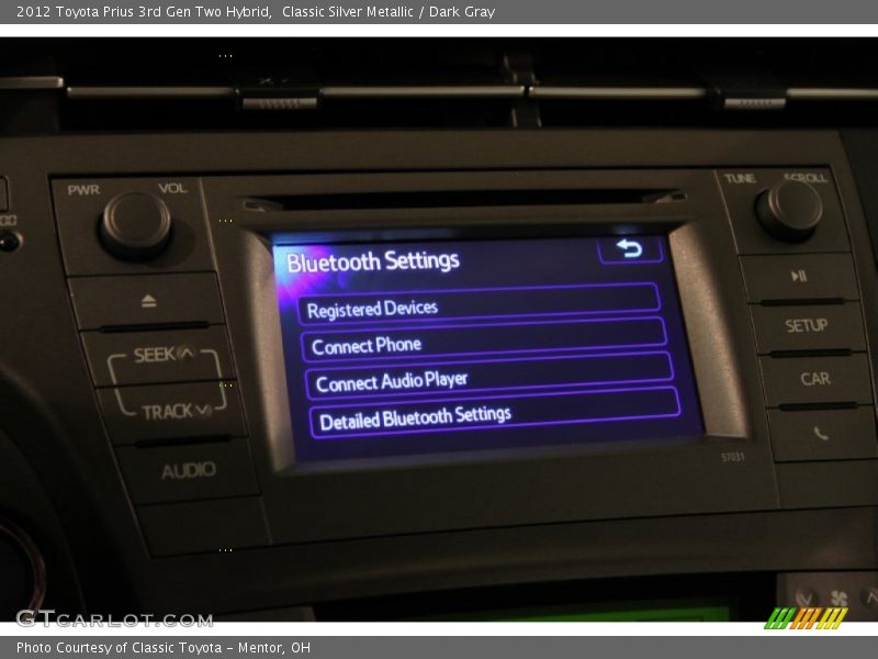 Classic Silver Metallic / Dark Gray 2012 Toyota Prius 3rd Gen Two Hybrid