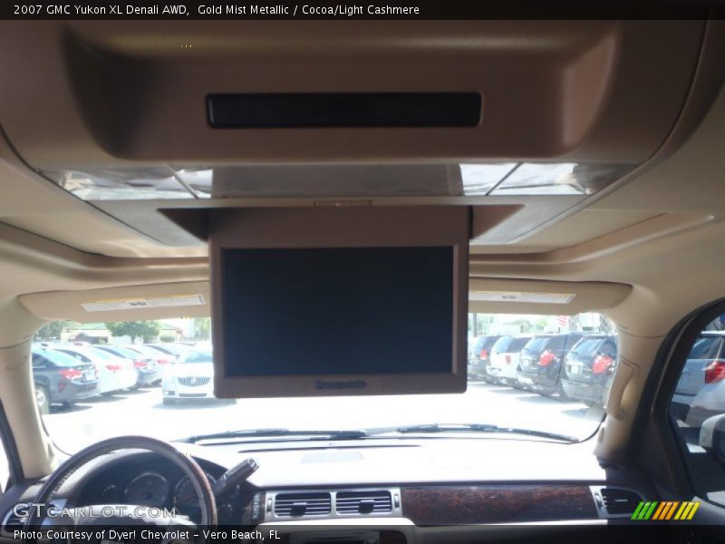 Gold Mist Metallic / Cocoa/Light Cashmere 2007 GMC Yukon XL Denali AWD