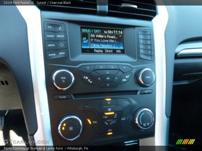 Controls of 2014 Fusion SE