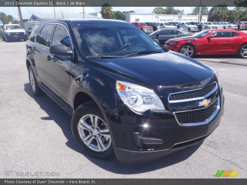 Black / Jet Black 2013 Chevrolet Equinox LS