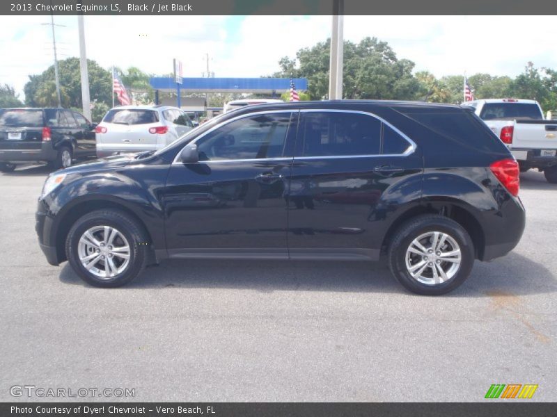 Black / Jet Black 2013 Chevrolet Equinox LS