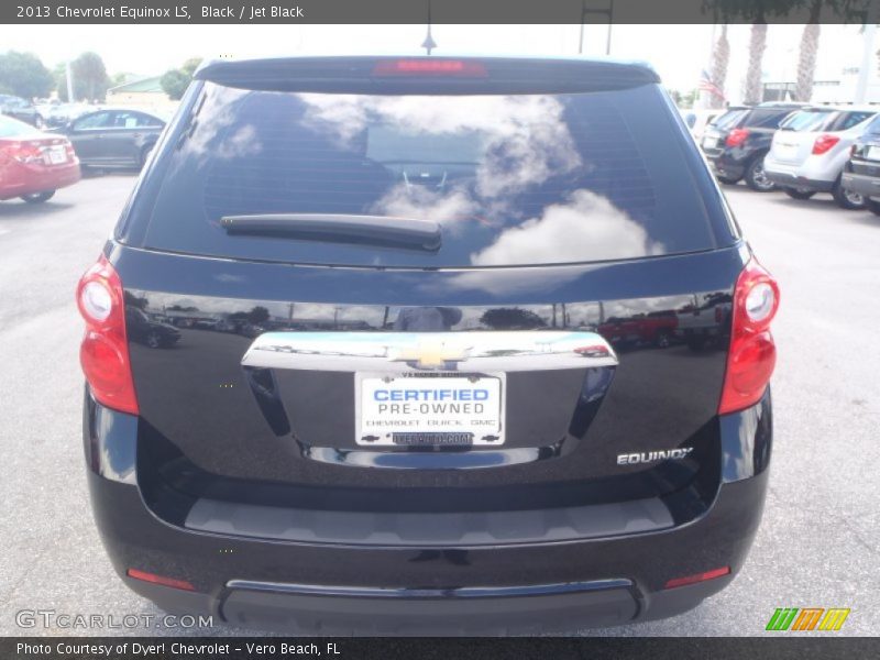 Black / Jet Black 2013 Chevrolet Equinox LS