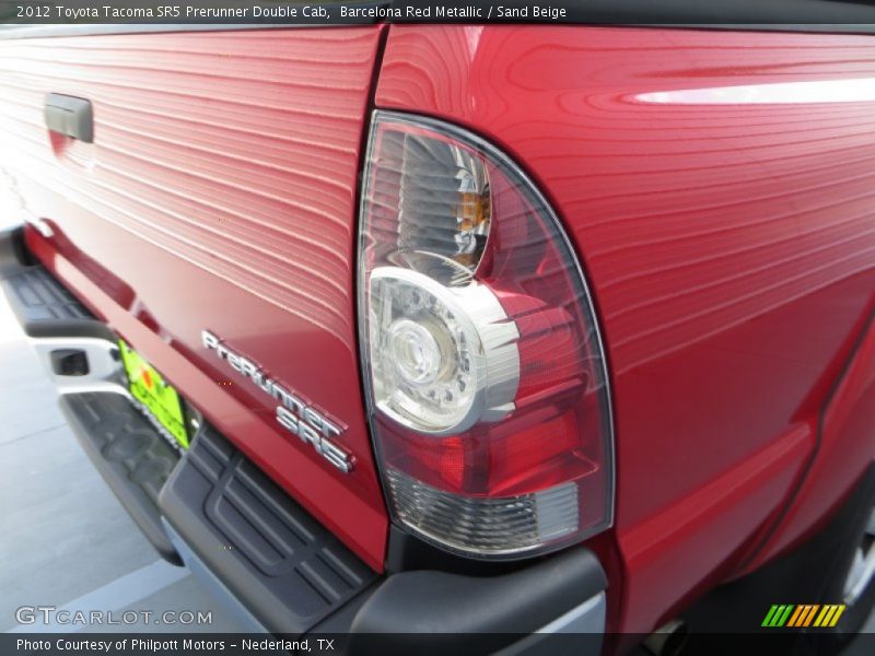 Barcelona Red Metallic / Sand Beige 2012 Toyota Tacoma SR5 Prerunner Double Cab