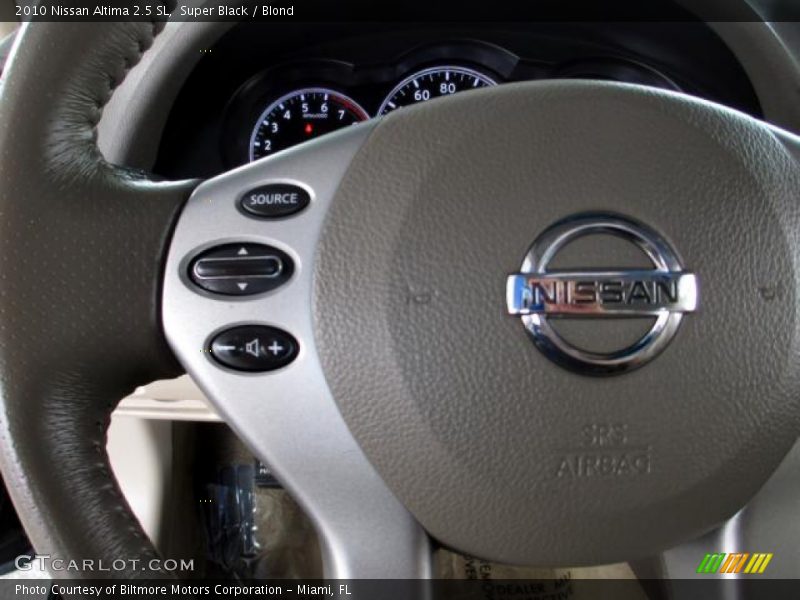 Super Black / Blond 2010 Nissan Altima 2.5 SL