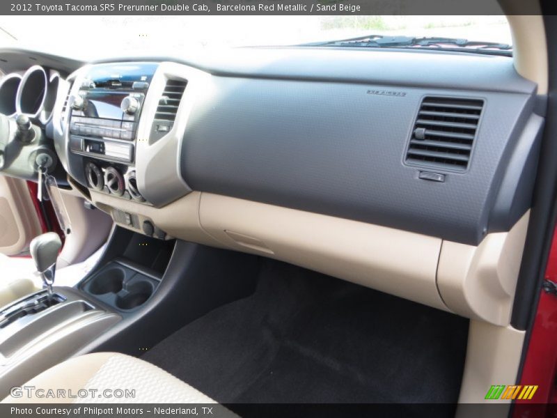 Barcelona Red Metallic / Sand Beige 2012 Toyota Tacoma SR5 Prerunner Double Cab
