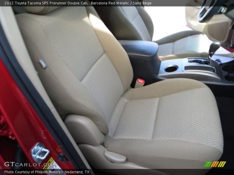 Barcelona Red Metallic / Sand Beige 2012 Toyota Tacoma SR5 Prerunner Double Cab