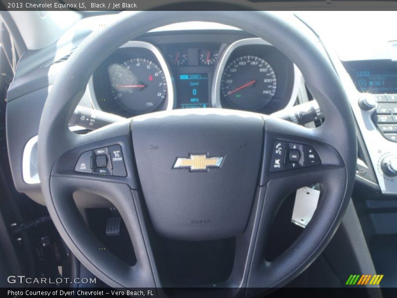 Black / Jet Black 2013 Chevrolet Equinox LS
