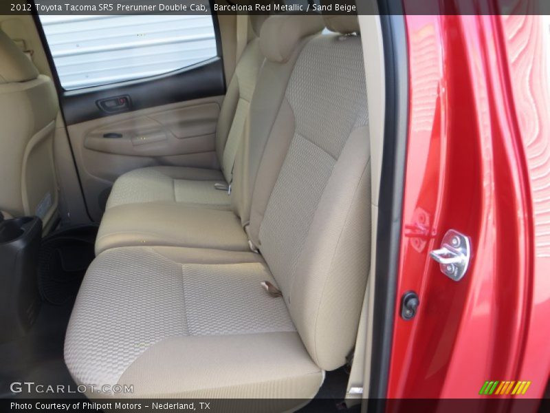 Barcelona Red Metallic / Sand Beige 2012 Toyota Tacoma SR5 Prerunner Double Cab
