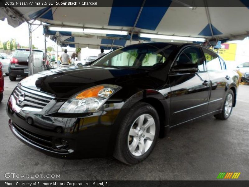 Super Black / Charcoal 2009 Nissan Altima 2.5 SL