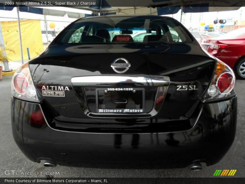Super Black / Charcoal 2009 Nissan Altima 2.5 SL