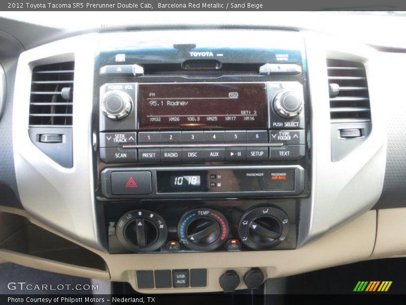 Barcelona Red Metallic / Sand Beige 2012 Toyota Tacoma SR5 Prerunner Double Cab
